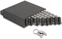 Delock Slim Wechselrahmen, 8x M.2 NVMe SSD