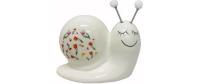 Dameco Aufsteller Schnecke mit Blumenmuster