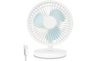 Tischventilator kabellos, weiss