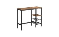 Vasagle Bartisch Industrial Braun-Schwarz