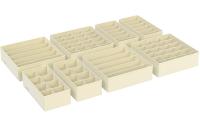 Songmics Aufbewahrungsboxen,8er Set, Beige