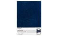 COCON Fixleintuch Frottee marineblau