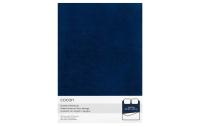 COCON Fixleintuch Frottee marineblau