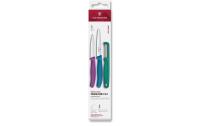 Victorinox Classic Gemüsemesser Set farbig