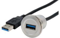 EXSYS EX-49186, Einbau-Adapter USB-A