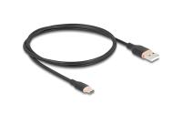Delock USB-Kabel A-C, 1.0m, Silikon Kabel