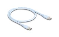 Delock USB-Kabel C-C, 0.5m, Silikon Kabel