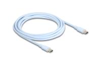 Delock USB-Kabel C-C, 2.5m, Silikon Kabel