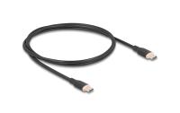 Delock USB-Kabel C-C, 1.0m, Silikon Kabel