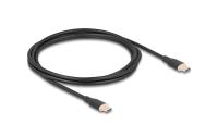 Delock USB-Kabel C-C, 2.5m, Silikon Kabel