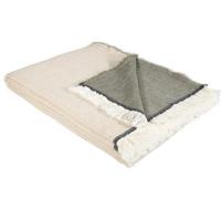 Eskimo Decke Lily 140x200 cm, Beige-Salbei