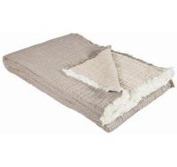 Eskimo Decke Nora 130x200 cm, Taupe-Beige
