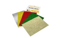 Poli-Tape Aufbügelfolie Set glitter xmas