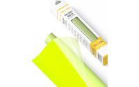 Poli-Tape Aufbügelfolie Flock Neon Gelb