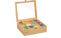 relaxdays Teebeutel-Box