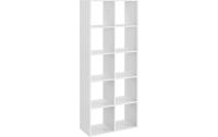 Vasagle Bücherregal, Weiss, 10 Fächer