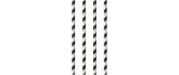 Papstar Trinkhalme Stripes 20cm D 6mm