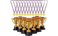 Spielzeug Medaillen & Pokal 24 Stück