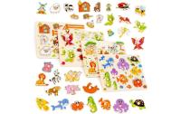 Steckpuzzle 4er Set Wildlife Holz
