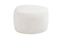 House Nordic Pouf Hilo, Weiss