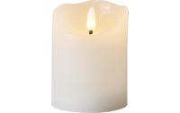 Star Trading LED Pillar Kerze Flamme Rustic