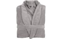 Tiseco Bademantel COSY unisex grau S/M