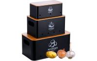 relaxdays Kartoffel Aufbewahrungsbox