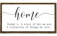 Wallxpert Bild home 25x50 cm