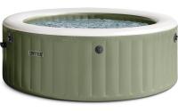 4-PERSON OLIVE GREEN ROUND BUBBLE SPA SET