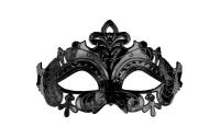 Partydeco Maske schwarz