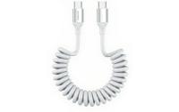 4smarts USB2.0 Spiralkabel C-C,12-50cm,100W