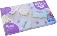 PME Buchstaben Prägeset Cupcake und Cookies