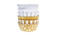 PME Cupcake Backförmchen Gold und Silber