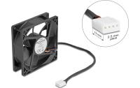 Delock Gehäuselüfter 80x80x25mm, 24V