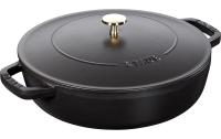 Staub Schmorpfanne Chistera 28cm, Schwarz