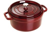 Staub Cocotte 24cm, rund, Grenadine-Rot,
