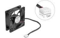 Delock Gehäuselüfter 80x80x25mm, 12V