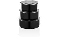 Hermia Vorratsdosen-Set 3-teilig schwarz