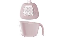 Hermia Abtropfsieb-Behälter rosa