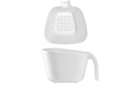 Hermia Abtropfsieb-Behälter weiss