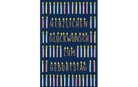 ABC Geburtstagskarte, brennende Kerzen