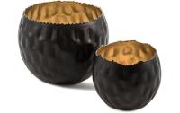Pajoma Teelichthalter Black & Gold