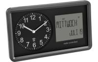 TFA Analoge Funkuhr mit digitalem Kalender