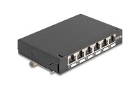 Delock Patchpanel 6 Port, Cat.6A, LSA