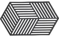 Zone Topfuntersetzer Hexagon, Schwarz