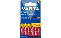 VARTA Longlife Max Power AAA, 1.5V, 6Stk
