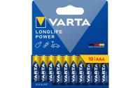 VARTA Longlife Power AAA, 1.5V, 10Stk