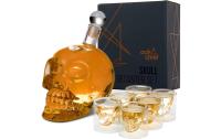 Oak&Steel DekanterSchädel mit Whisky Gläser