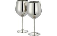 Oak&Steel Weingläser Silber, 2er Set