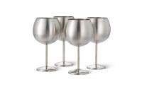 Oak&Steel Gingläser Silber, 4er Set